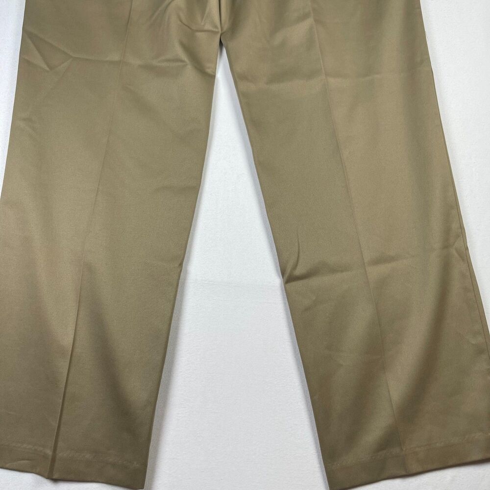 Dockers D3 Pants Men's 34 x 32 Khaki Cotton Flat Front Classic Fit Slash Pockets - Picture 14 of 14